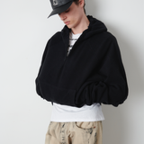 BANAN QUATER ZIP Hoodie - BLACK