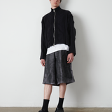 Pin Tuck Shorts - Grey