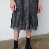 Pin Tuck Shorts - Grey