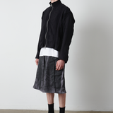 Pin Tuck Shorts - Grey