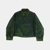 PIN TUCK WORK JACKET - ORE GREEN