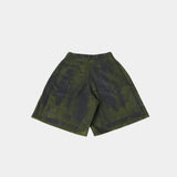 Pin Tuck Shorts- Green