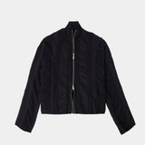 CHURRO TRACK JACKET -BLACK